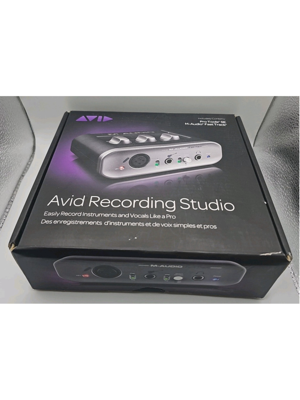 M-Audio Fast Track Avid USB Music Recording Studio Interface Guitar & Vocal Box